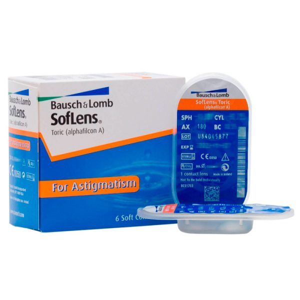 Lentes de contacto mensuales para astigmatismo SofLens Toric
