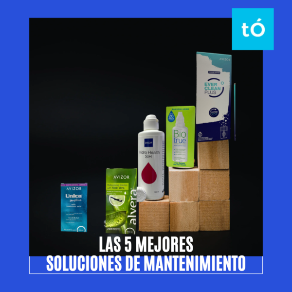 Las 5 mejores productos para limpiar tus lentillas