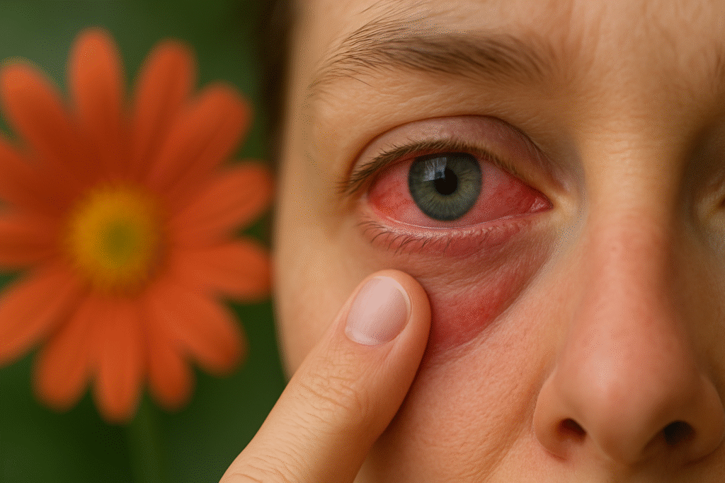 Lentillas y alergias en primavera