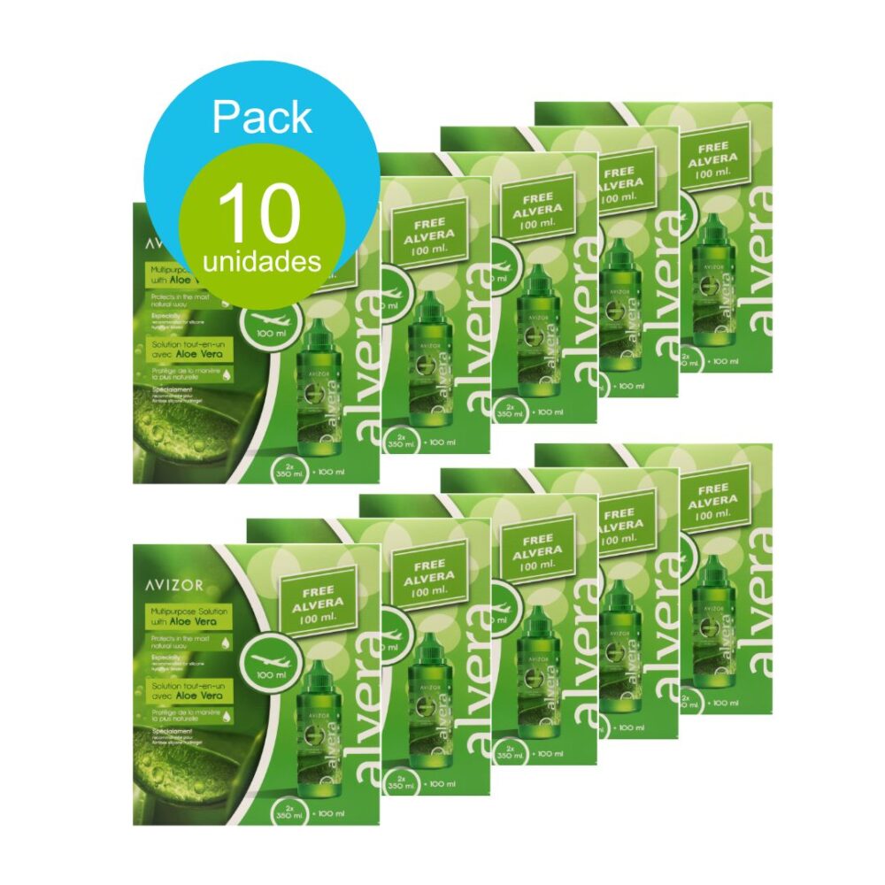 Pack Avizor Alvera 10 uds. + solución 100 ml.