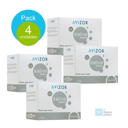 Pack 4 Avizor Saline Unidosis (30x5ml)