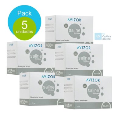 Pack 5 Avizor Saline Unidosis (30x5ml)