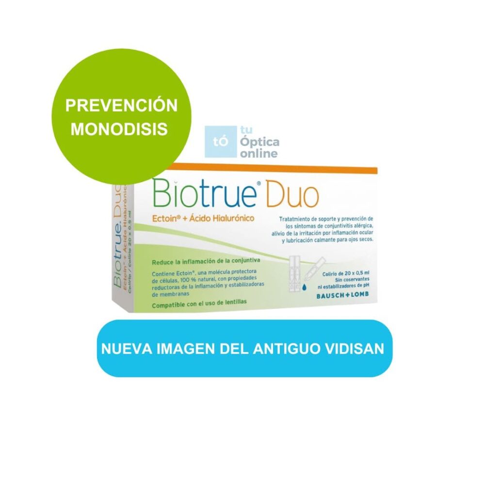 Biotrue Duo Ectoin + Ácido Hialurónico (20 x 0,5ml)