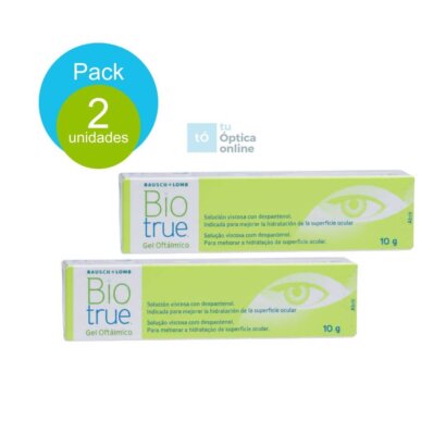 Pack 2 ud Biotrue Gel Oftálmico (10g)