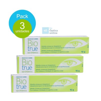 Pack 3 ud Biotrue Gel Oftálmico (10g)