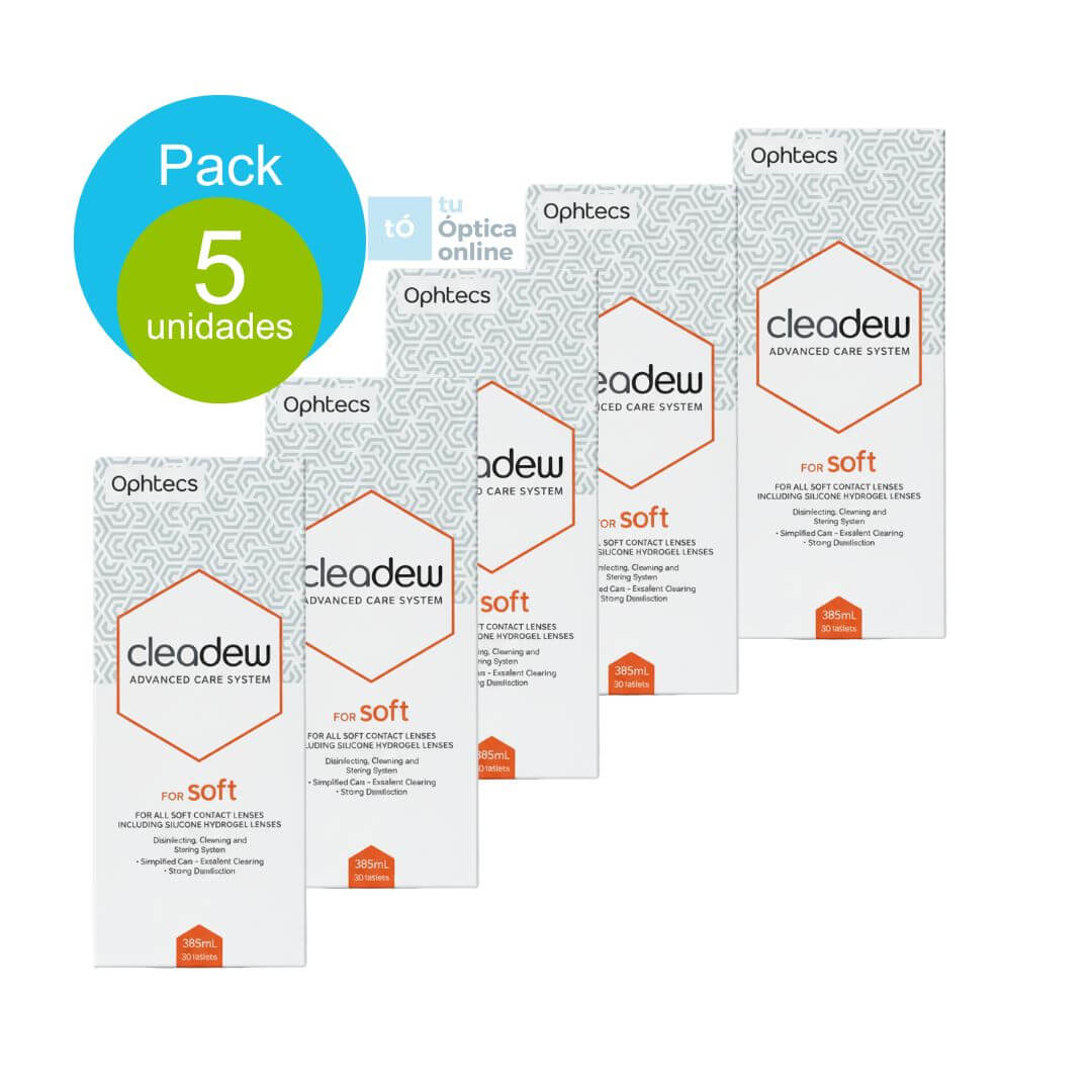 Pack 5 ud Cleadew for Soft (385ml)