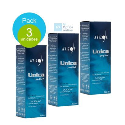 pack 3 ud Avizor Única Sensitive (350ml)