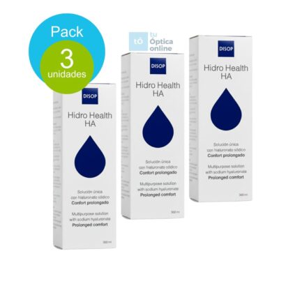 pack 3 ud Hidro Health MPS HA (360ml) Disop