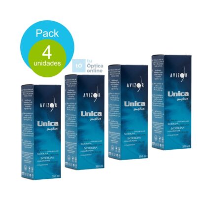 pack 4 ud Avizor Única Sensitive (350ml)