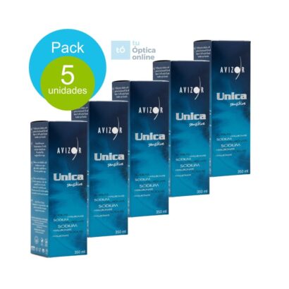 pack 5 ud Avizor Única Sensitive (350ml)