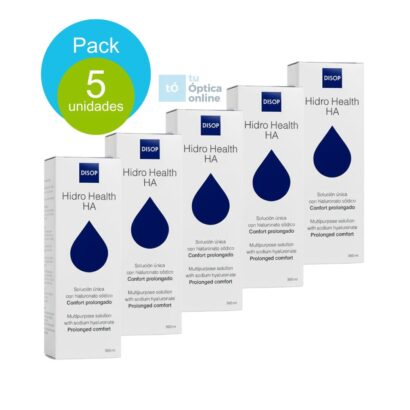 pack 5 ud Hidro Health MPS HA (360ml) Disop