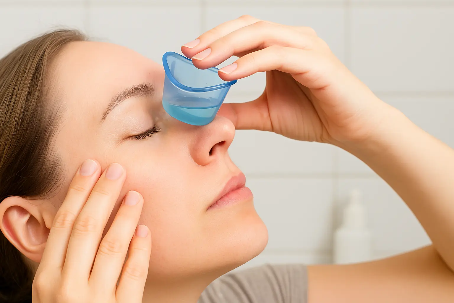 Baño ocular: qué es, para qué sirve y cómo hacerlo correctamente